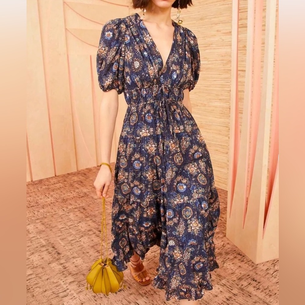 Ulla Johnson The Thelma Midi Dress Sz 10